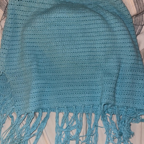 BNWT!!! Tach crochet mini skirt in light blue - Picture 5 of 5